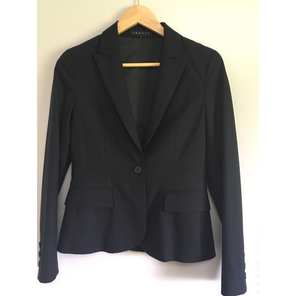 Theory black blazer